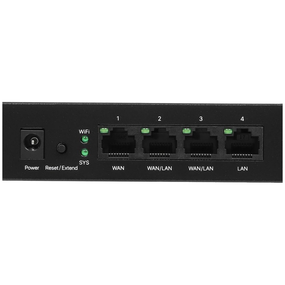 Адаптер беспроводной связи (Wi-Fi) Tenda W18E Гигабитный беспроводной маршрутизатор точки доступа AC1200 до 300 Мбит/с на 2,4 ГГц + до 867 Мбит/с на 5 ГГц, LAN 4x1Гбит/с, 4x5dBi антенны