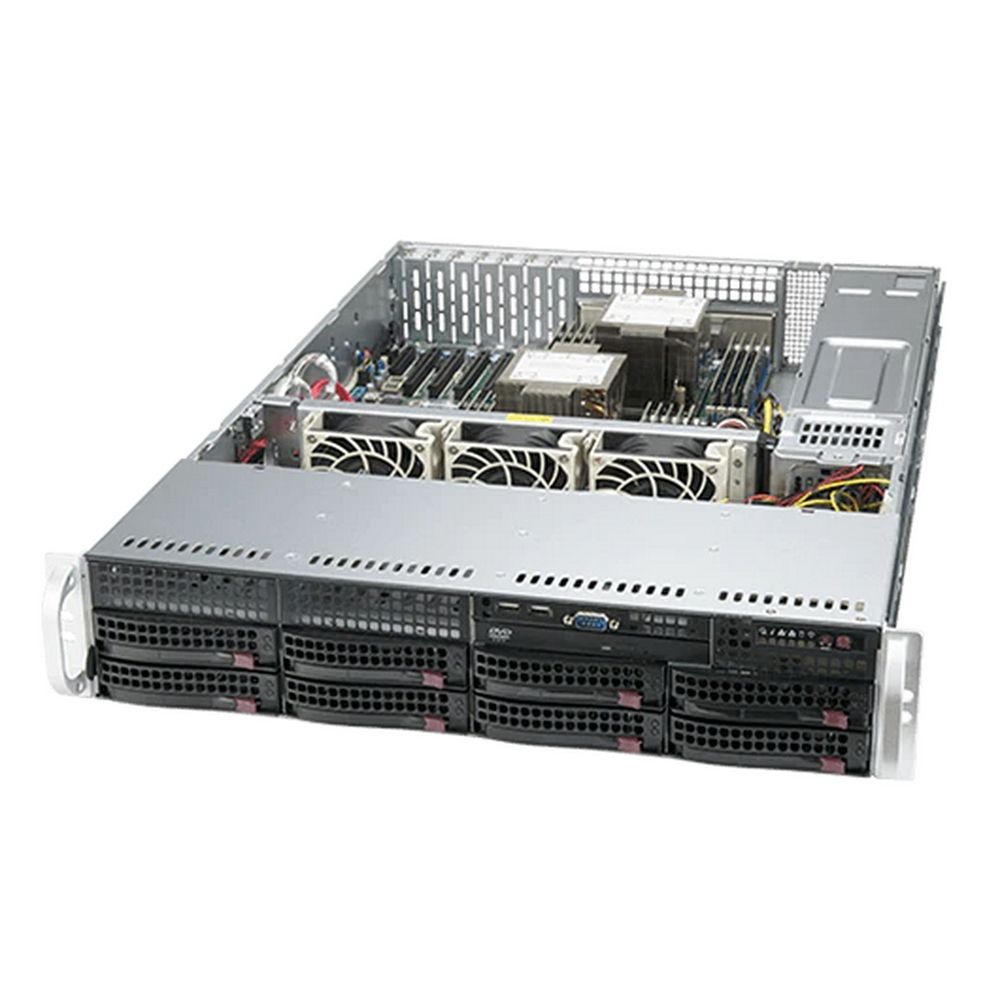 Платформа системного блока SuperMicro Bad Pack SYS-620P-TRT 2U, 2xLGA4189 (up to 270W), iC621A (X12DPi-NT6), 16xDDR4, up to 8x3.5  PCIE 4.0x16 LP, 2x PCIE 4.0x8 LP, 2x 10GBase-T (x550), OOB, 2x 1200WSAS/SATA, 4x bp