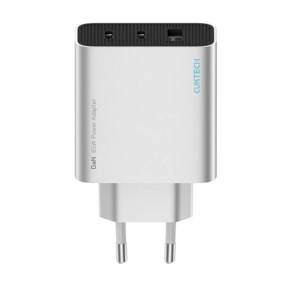 Сетевое зарядное устройство CUKTECH GaN Charger 65W Type-C x2, USB-A x1