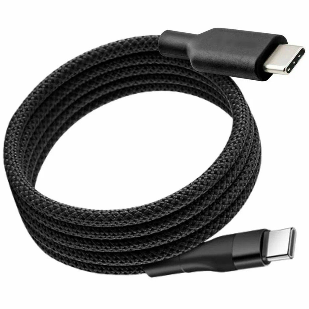 Кабель для зарядки SmartiNext Type-C - Type-C магнитный, черный SN-CM-TCTC , Длина: 1 м., Поддержка быстрой зарядки 66 Вт: Да, PD3.0: Да, QC 3.0: Да, Нейлоновая оплетка: Да, 5-ти контактный кабель: Да, Скорость передачи данных: до 480 Мбит/c
