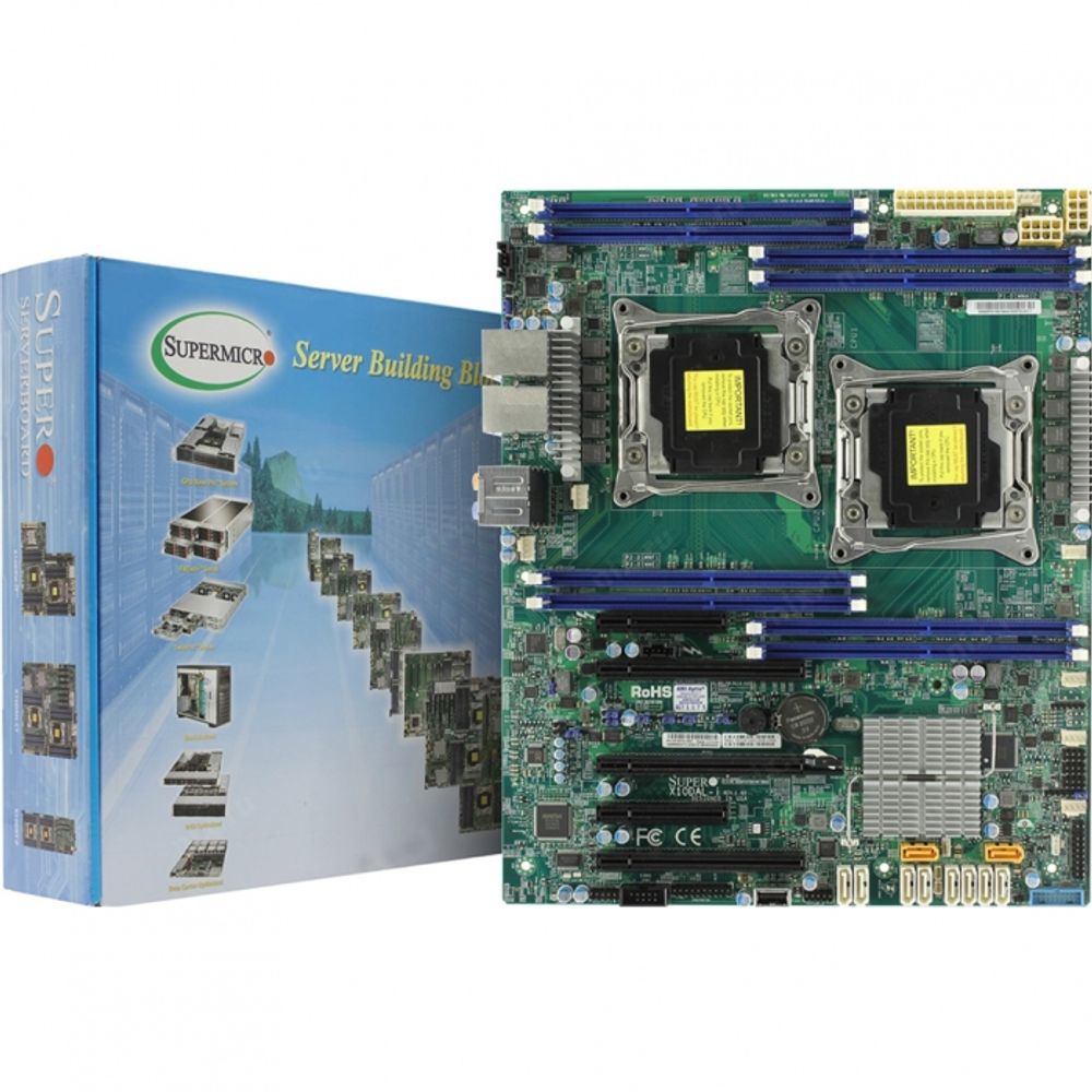 Материнская плата SuperMicro MBD-X10DAL-I-O RTL ATX LGA 2011 8xDDR4 10xSATA3 6x USB3.0 3xUSB 2.0 7.1 HD Audio 2xPCI-E3.0x16 1xPCI-E 3.0x8 1xPCI-E3.0x4 1xPCI-E2.0x4