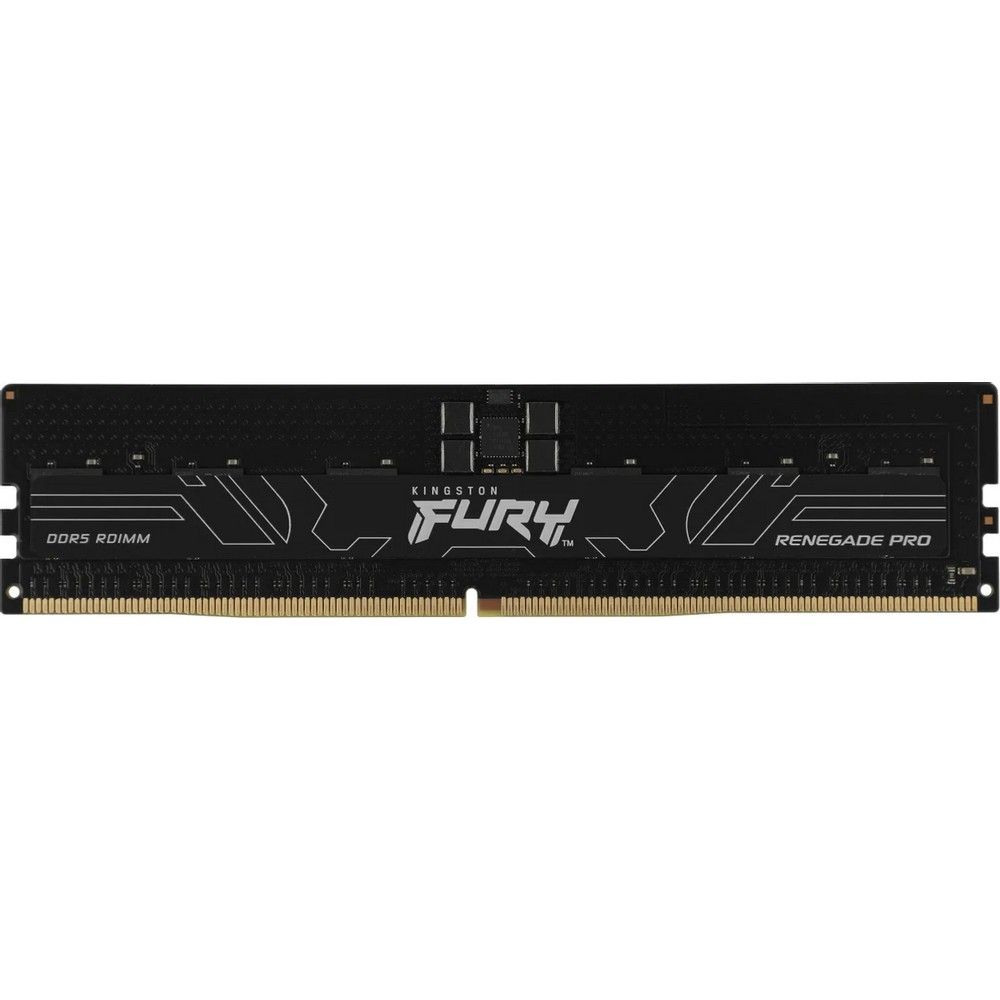 Оперативная память Kingston OEM 16Gb DDR5 6400 FURY Renegade Pro RDIMM Black XMP ECC Registered DIMM (Single Module) 1RX8 32-39-39 1.4V 288-pin 16Gbit