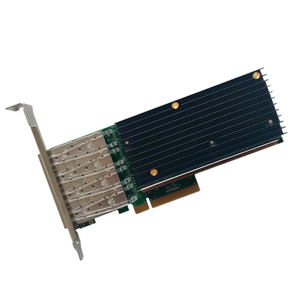Сетевой адаптер ACD ACD-XL710-4x10G-SFP+ Ethernet Converged Network Adapter, Intel XL710, 4x SFP+ 10GbE/1GbE, PCI-E v3 x8, iSCSI, FCoE, NFS, VMDq. PCI-SIG SR-IOV