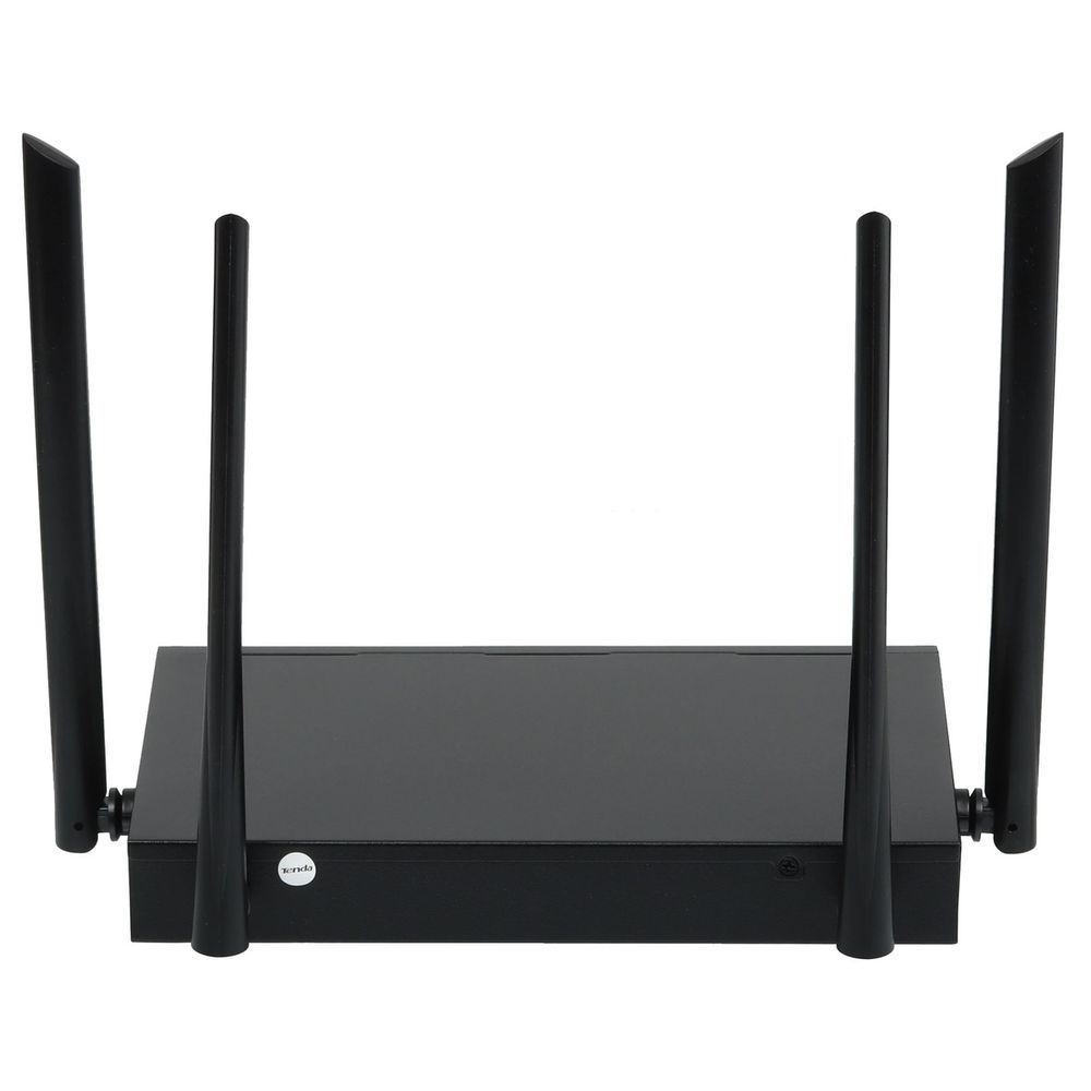 Адаптер беспроводной связи (Wi-Fi) Tenda W18E Гигабитный беспроводной маршрутизатор точки доступа AC1200 до 300 Мбит/с на 2,4 ГГц + до 867 Мбит/с на 5 ГГц, LAN 4x1Гбит/с, 4x5dBi антенны