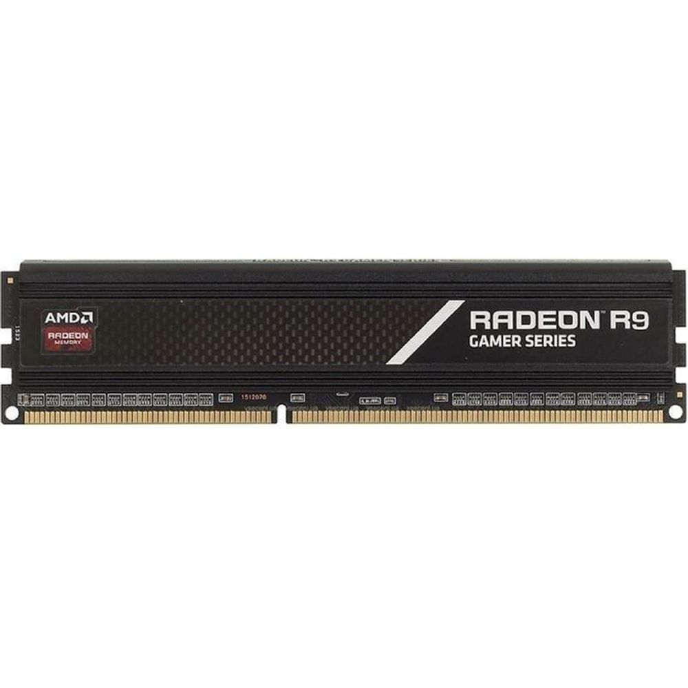 Модуль памяти AMD Radeon™ R9 Gamers Series Black Gaming Memory R9S416G3206U2S 16GB DDR4 3200 DIMM Non-ECC, CL16, 1.35V, Heat Shield, RTL, (183047) {40}