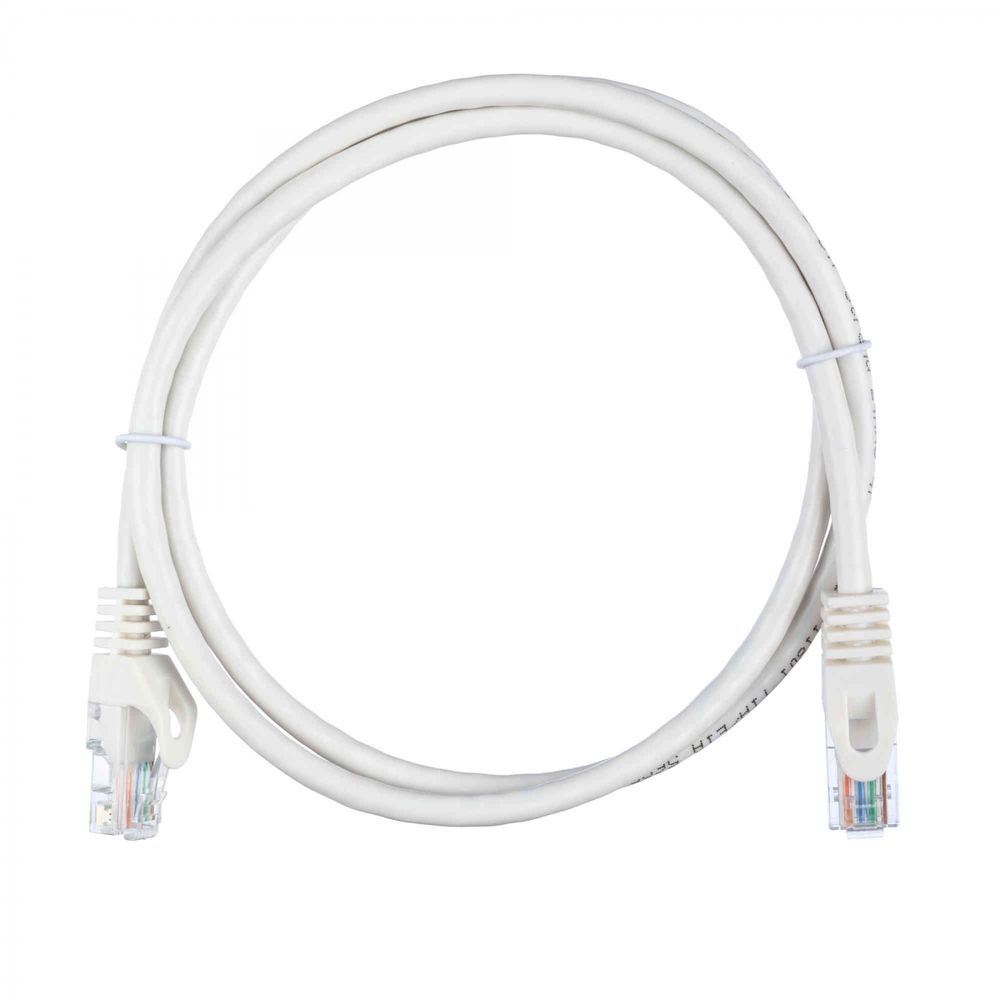 Кабель ACD Патч-корд ACD-LPU5C-10W |ACD-LPU5C-10W| Cat5e UTP 24AWG 4Pair, 7/0.18мм CU Белый, 1.0м, (741746) 