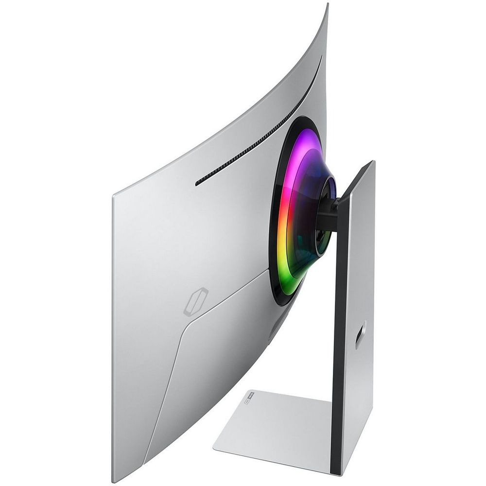 Монитор 34" SAMSUNG S34DG852SI Odyssey OLED G8 Ultra WQHD Smart Curved OLED, 3440x1440, 175Hz, 0,03ms, 250сd/m, 1000000:1, HDR10 | 2xHDMI(2.1), DP(1.4), 2xUSB3.0 | HAS, ExPSU, Speakers, Vesa 100, Silver/Black