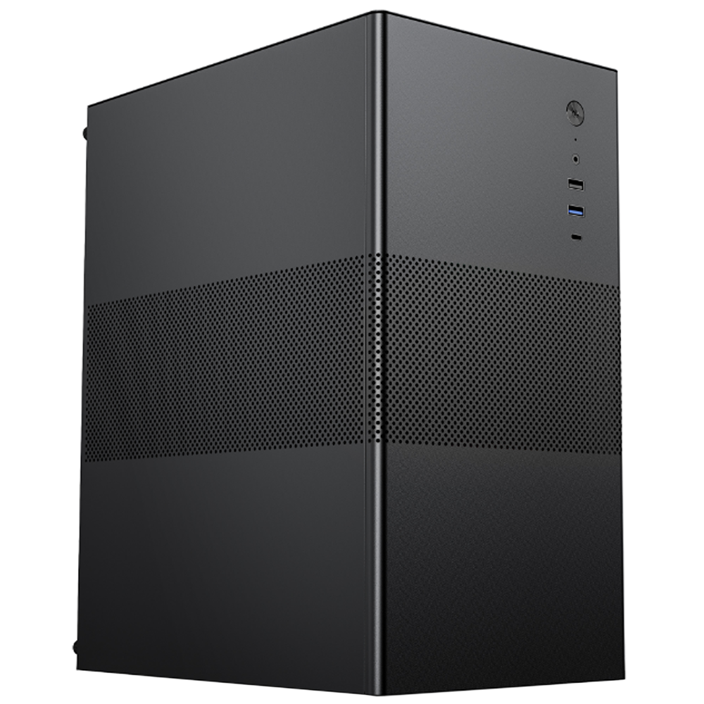 MO-SI100-00 ACD Корпус для ПК ACD Coffer 109B *m*ATX, Type-C + USB3.0 + USB ports + HD  audio  combo,  Mesh, Black.