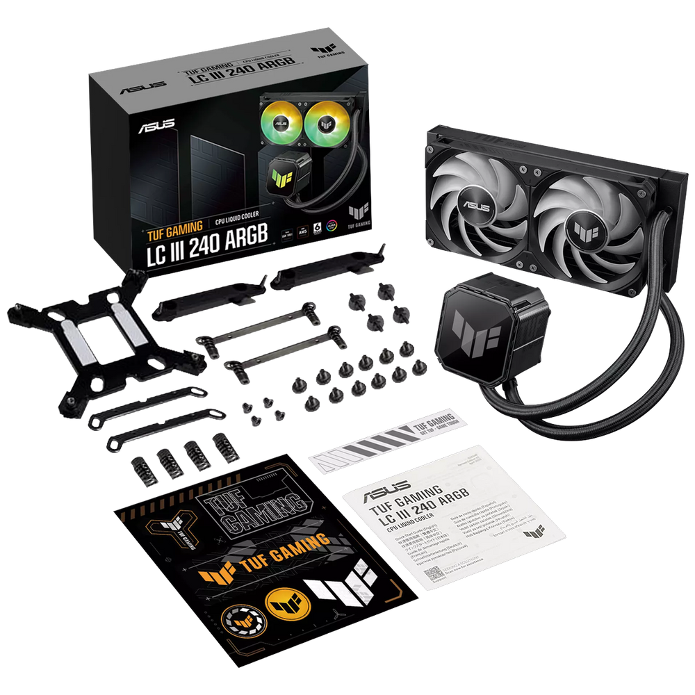 Жидкостная система охлаждения ASUS TUF GAMING LC III 240 ARGB /AIO COOLER,2IN1 ARGB FAN