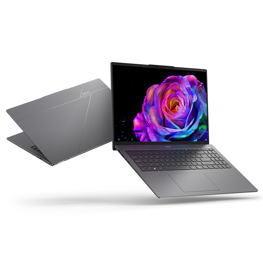 Ноутбук Acer Swift Go 16 SFG16-I71-977Y Intel Core Ultra 9 388H/32Gb (soldered D5)/SSD1Tb/UMA/16"/OLED/WUXGA+/2048x1280/60Hz/NoOS/Iron/1.52kg