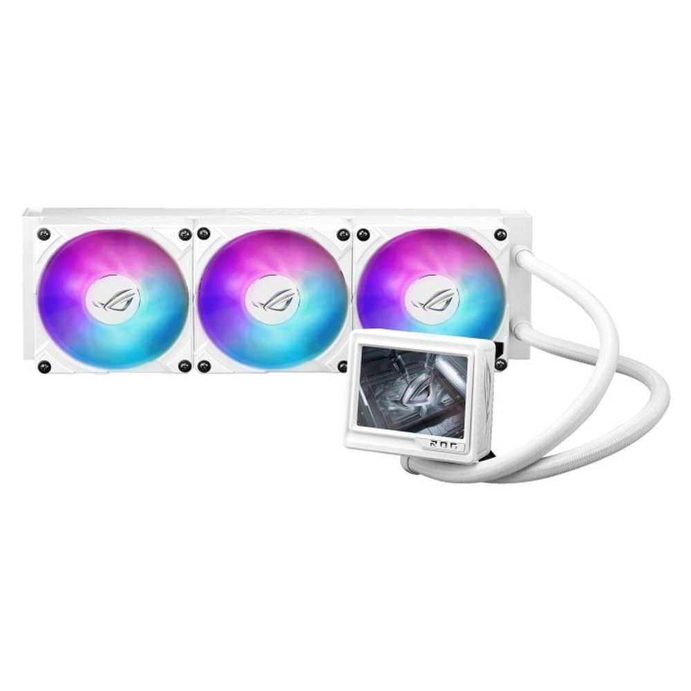 Система жидкостного охлаждения ASUS ROG RYUJIN III 360 ARGb EXTREME WHT 90RC0132-M0EAY0 белый 120мм алюминий+медь 2800rpm 36db 4-pin 305W