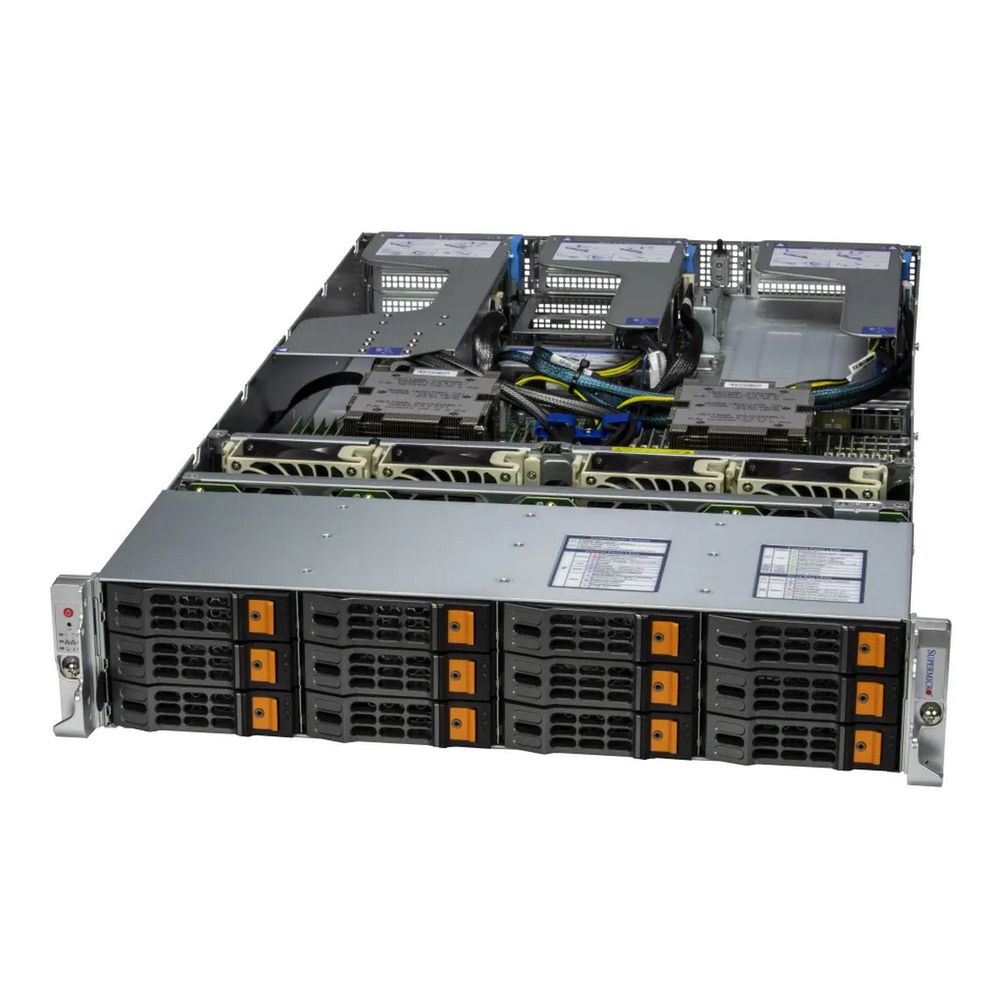 Серверная платформа / 7SM-AS-2025HS-TNR / H13DSH, CSE-HS829-R1K63P,RoHS