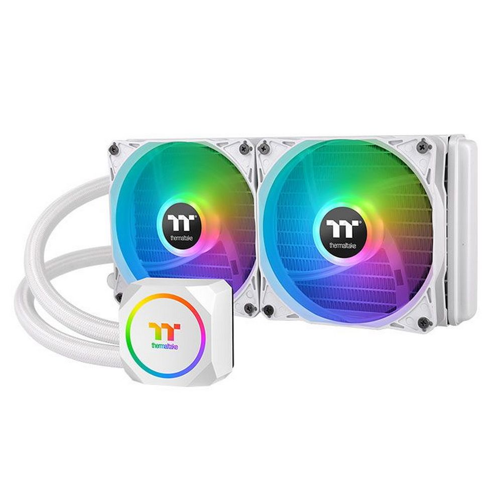 Жидкостная система охлаждения Thermaltake Bad Pack TH240 ARGB Sync Snow Edition (CL-W301-PL12SW-A) /All-In-One Liquid Cooling System/ARGB Fan 120*2/White {6} (526579) bp