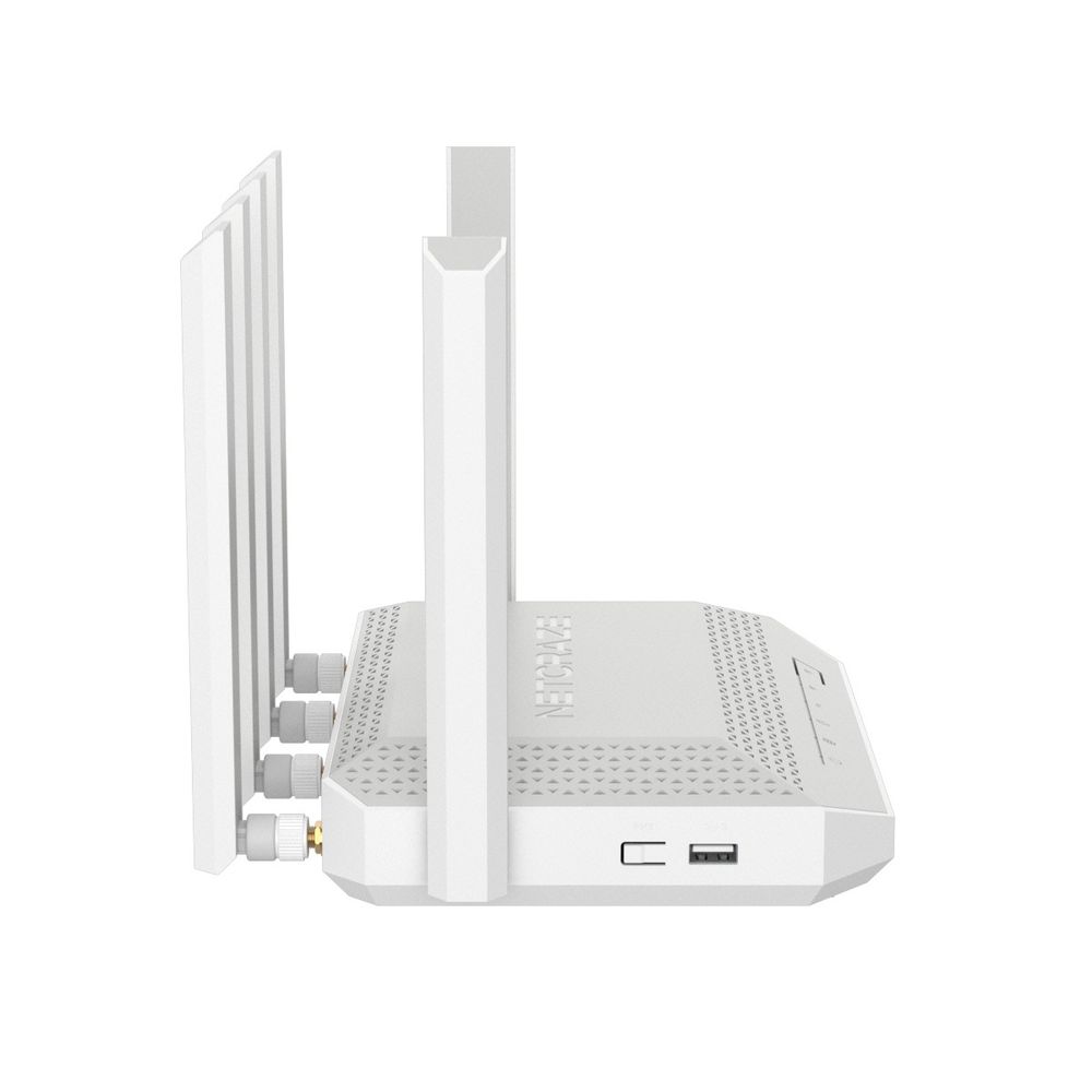 Маршрутизатор NETCRAZE (Keenetic) Netcraze Hero 5G (NC-4110)  Мультигигабитный интернет-центр с модемом 5G, двумя слотами для SIM-карт, Mesh Wi-Fi 6 AX3000, Smart- коммутатором 1×2.5G и 4×1G, многофункциональными портами USB 3.0 и 2.0