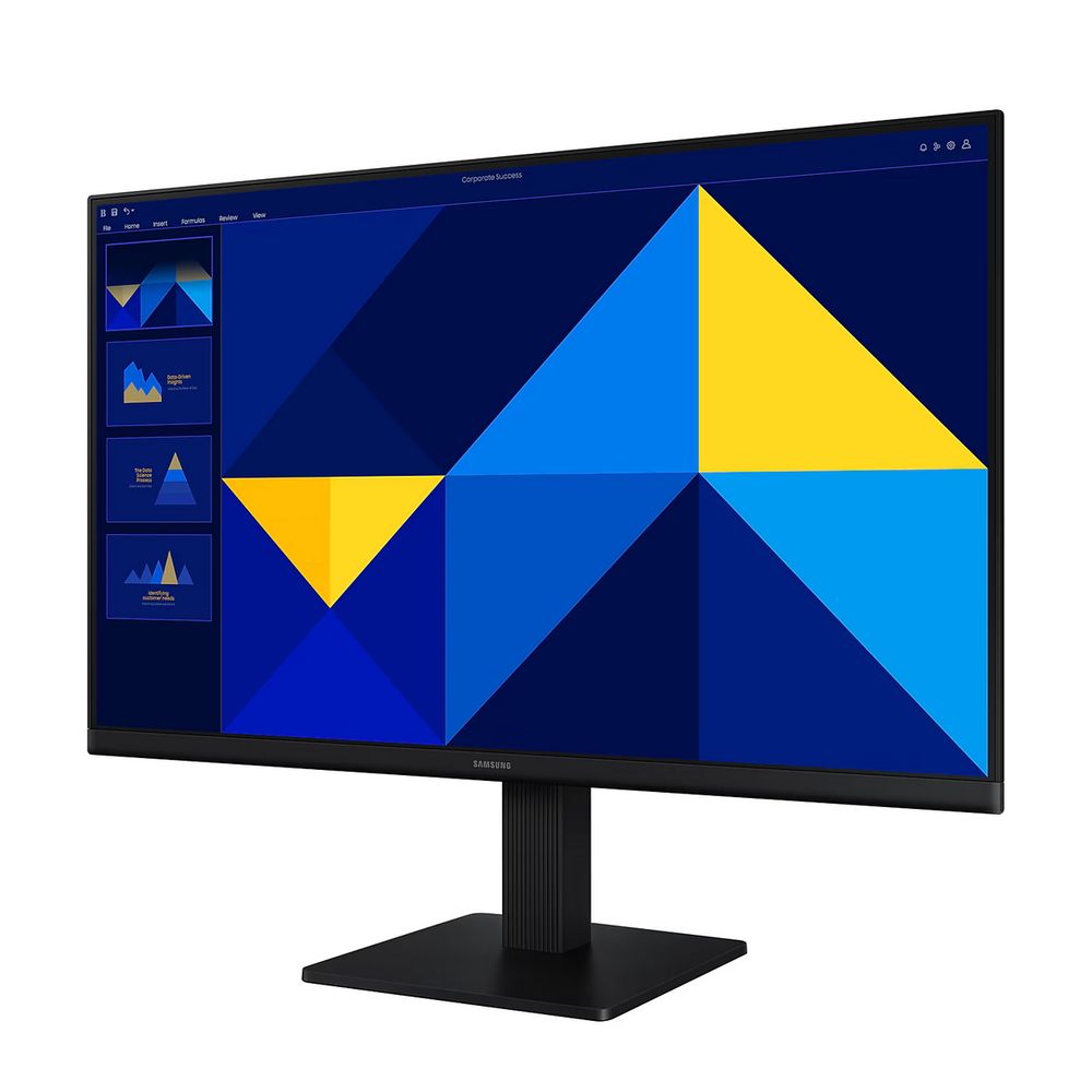 Монитор 23.8" SAMSUNG S24D300GAI S3 S30GD FHD  IPS, 1920x1080, 100Hz, 5ms, 250сd/m, 1000:1,  | VGA, HDMI(1.4) | ExPSU, Vesa 100, Black