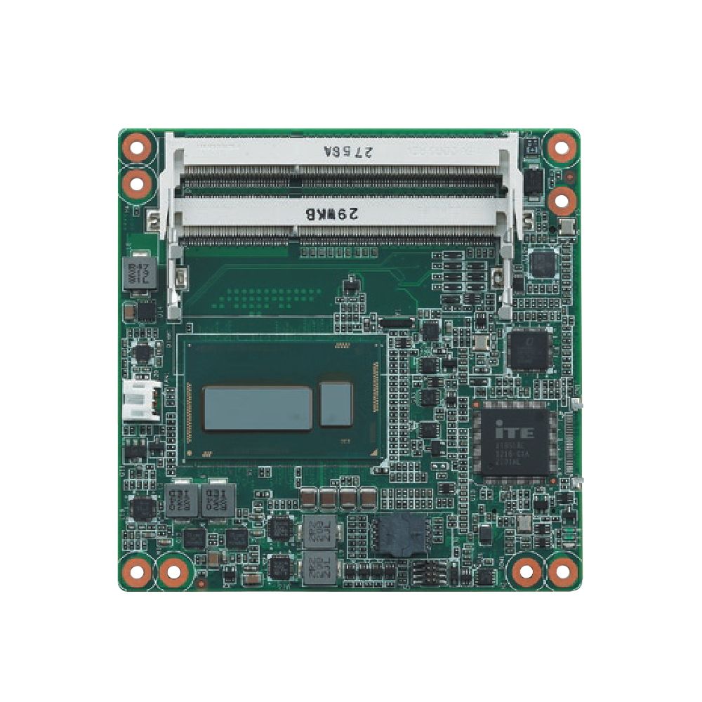 Материнская плата с ЦПУ Advantech SOM-6894C3Z-S7A1E, CPU Intel i3-4010U, 2 x DDR3 1600MHz SO-DIMM, VGA/LVDS/HDMI/DVI, 4x PCIe x1, 4xSATA, 1xGbE LAN, 8 x USB Advantech (требуется установка батарейки CR2032)