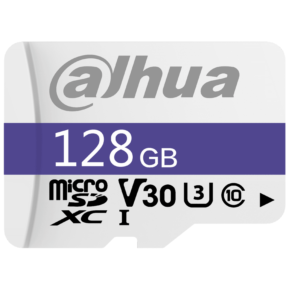 Флеш карта DAHUA 128Gb MicroSD C10/U3/V30 FAT32 Memory card R/W 95MB/s/65MB/s