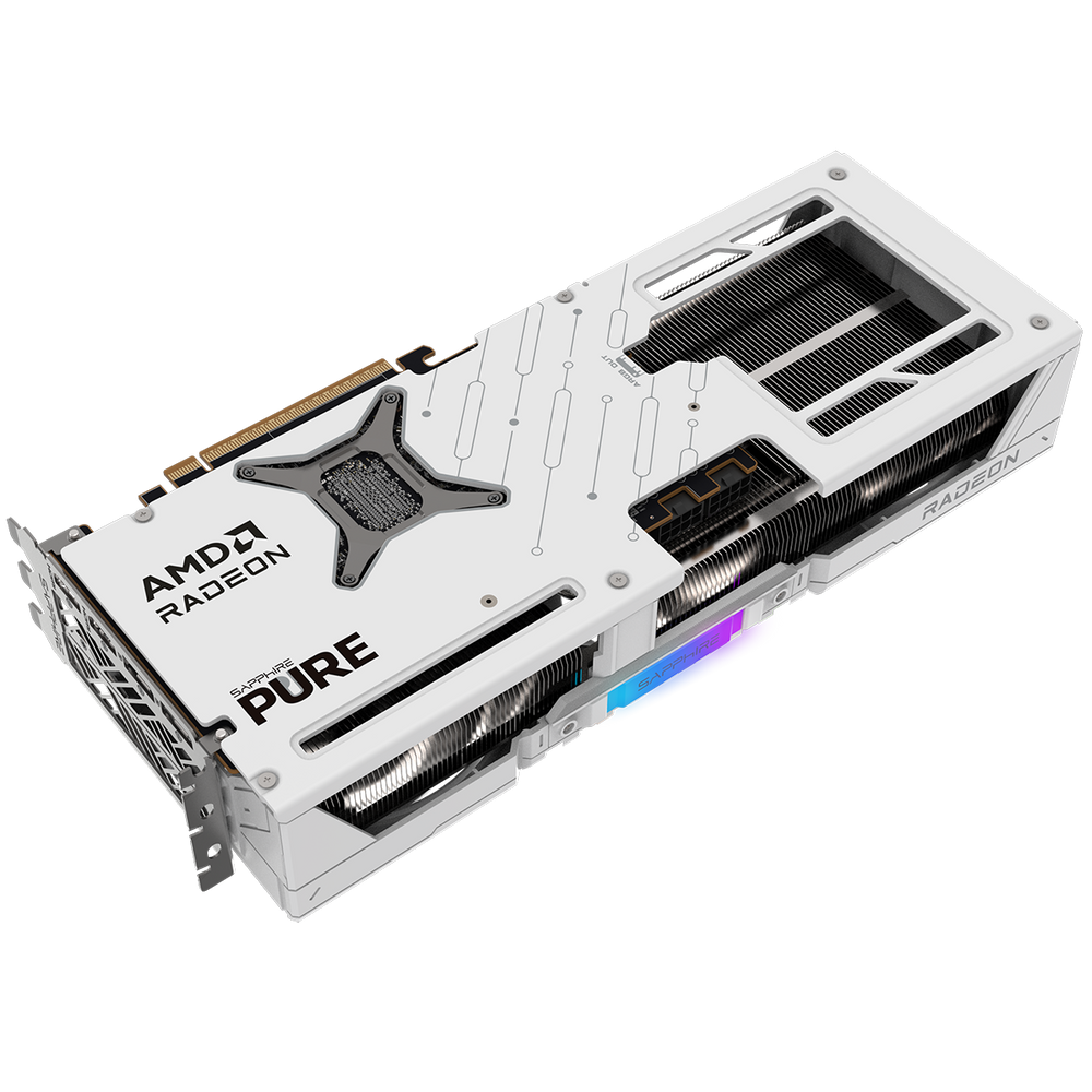 Видеокарта Sapphire RX9070 PURE OC 16GB GDDR6 256bit 2xDP 2xHDMI 3FAN RTL