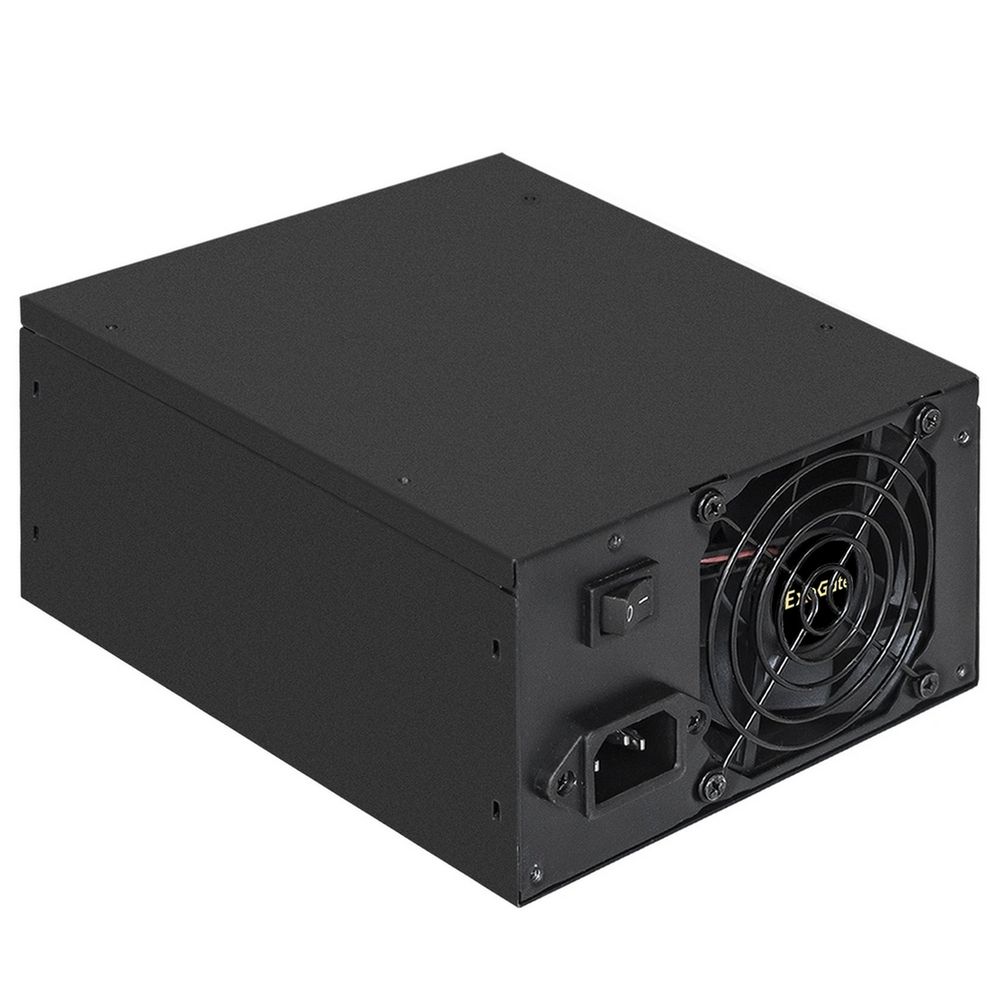 Блок питания для сервера 500W ServerPRO-500ADS ATX 2V Ver2.3 80+ APFC2x8cm Fans 24pin 1x(4+4)pin 1x(6+2)pin PCI-E 6xSATA 3xMolex черный EX235029RUS EXEGATE