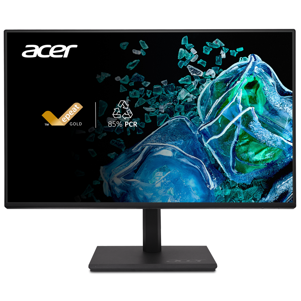 Монитор 23.8" Acer B247YGbmiprzx IPS 1920x1080, 120 Гц, 4 мс, 16:9, 250 кд/м², VGA, HDMI 1.4, DP 1.2, 3.5 Jack, динамики (2×2 Вт), HDR10, FreeSync, черный