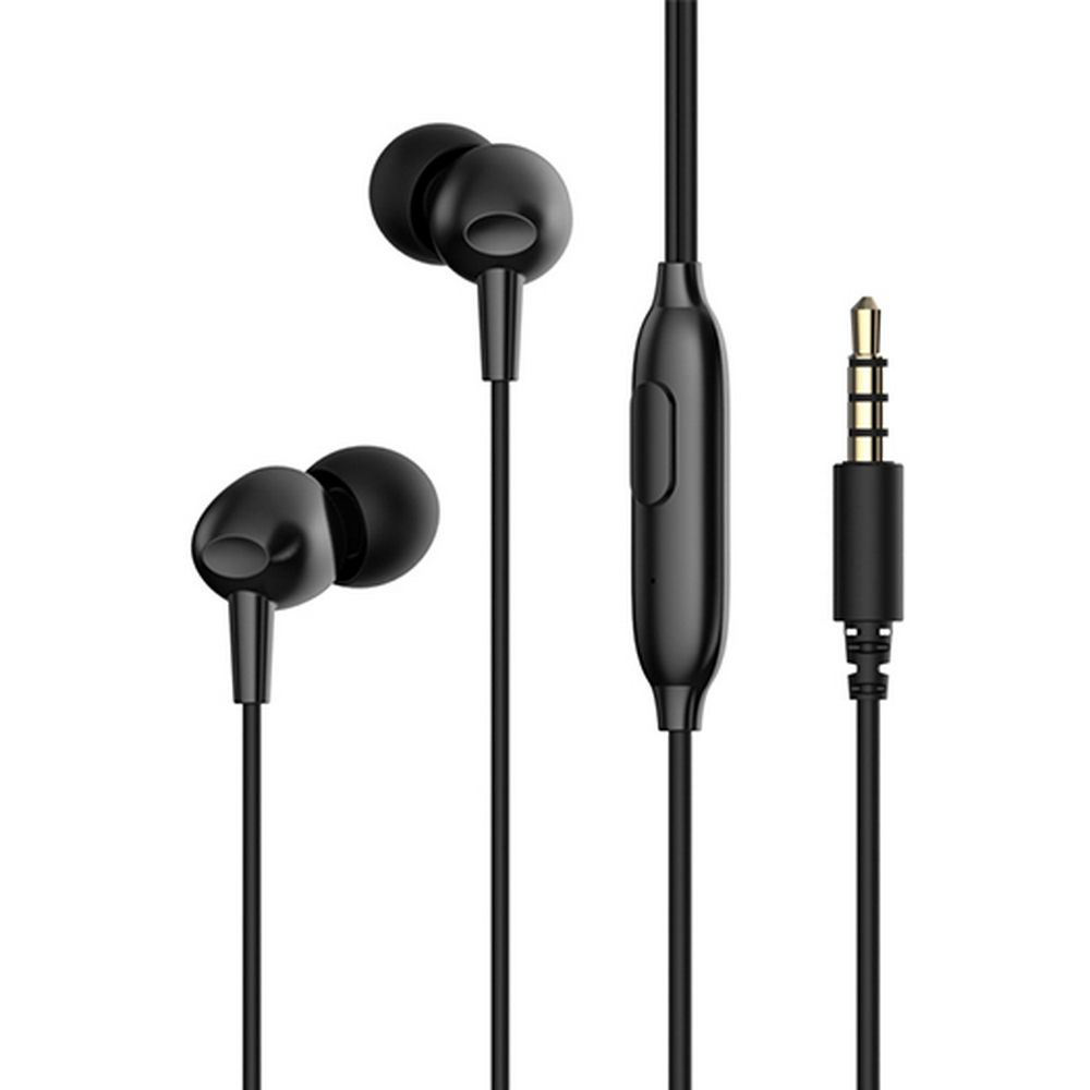 Наушники проводные Havit Audio series-Wired earphone E48P Black Bad Pack 