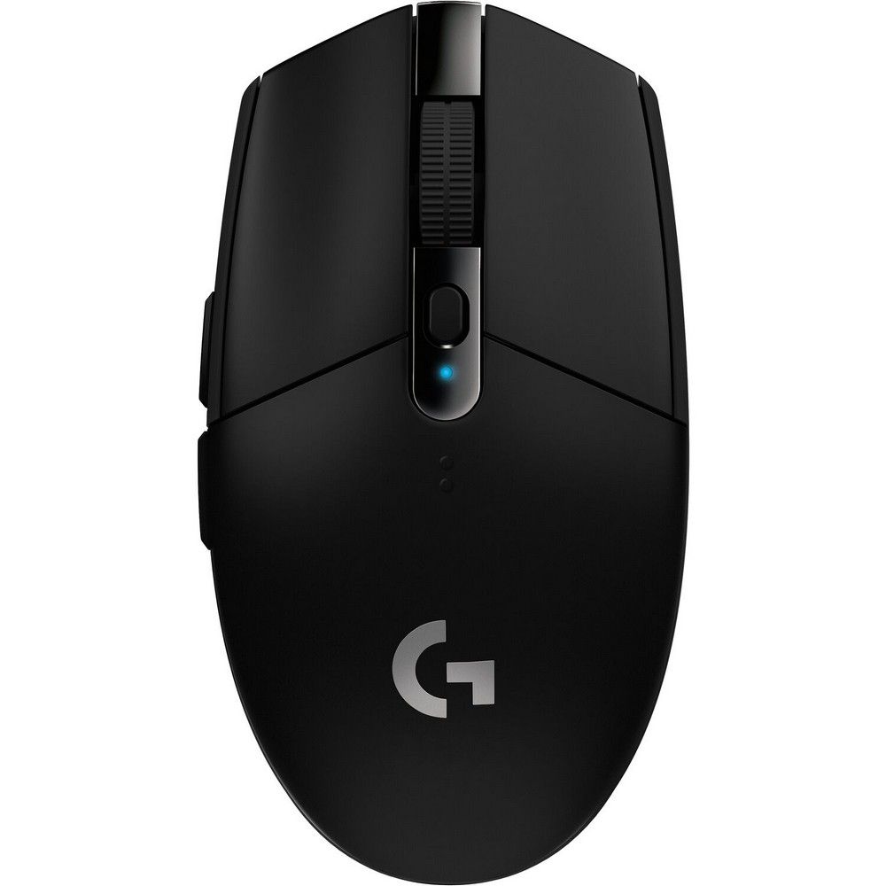 Logitech Мышь беспроводная, игровая G305 Lightspeed, оптическая, 200 - 12000 dpi, ускорение 40 G, USB, черный.