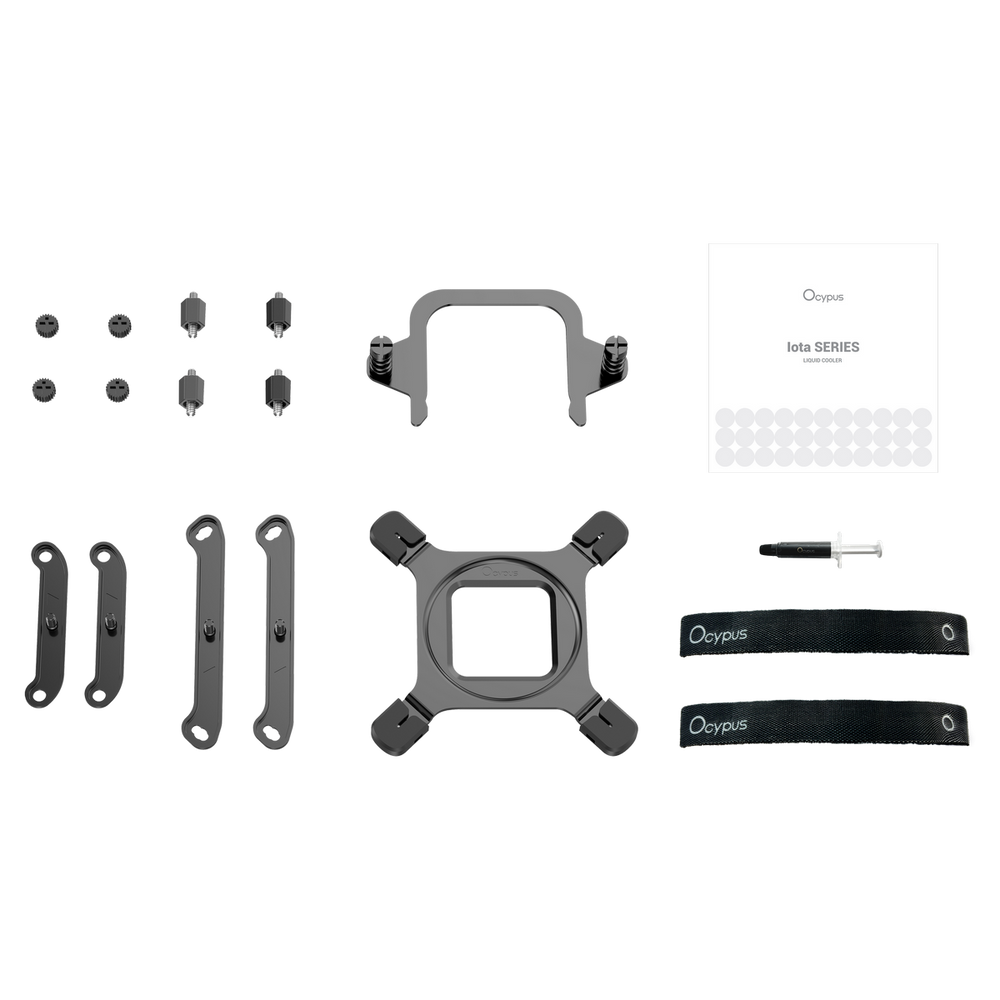 Жидкостная система охлаждения Ocypus Вентилятор Cooler Iota L36 BK ARGB Black 300W/ All Intel/ AMD AM*/ Digital display / Screws