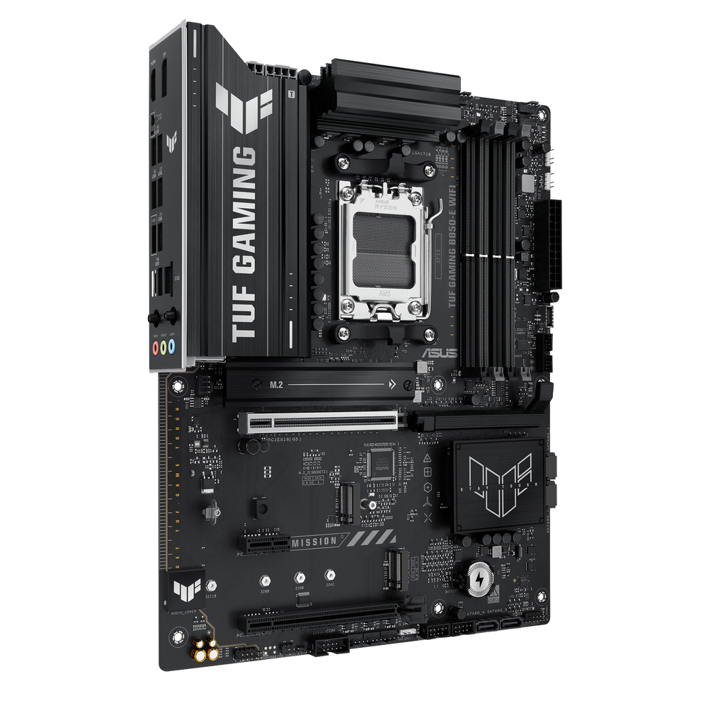 Материнская плата ASUS TUF GAMING B850-E WIFI AM5 ATX 4xDDR5 2хPCIEx16 PCIEx1 3xM.2 USB-C DP HDMI 2.5GLAN WIFI 6E
