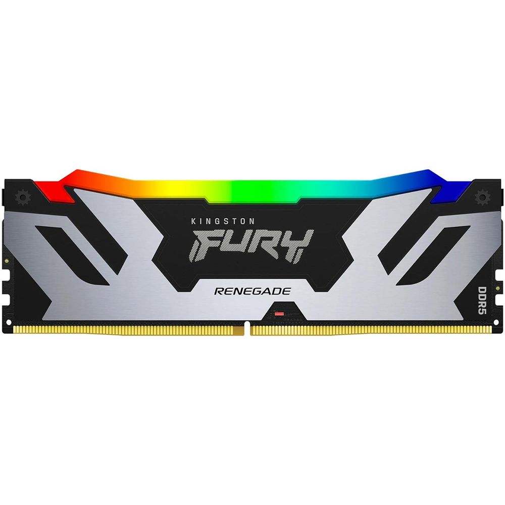 Модуль памяти Kingston 16GB DDR5 8000 FURY Renegade Silver/Black RGB XMP Non-ECC Unbuffered DIMM (Single Module) 1RX8 38-48-48 1.45V 288-pin 16Gbit