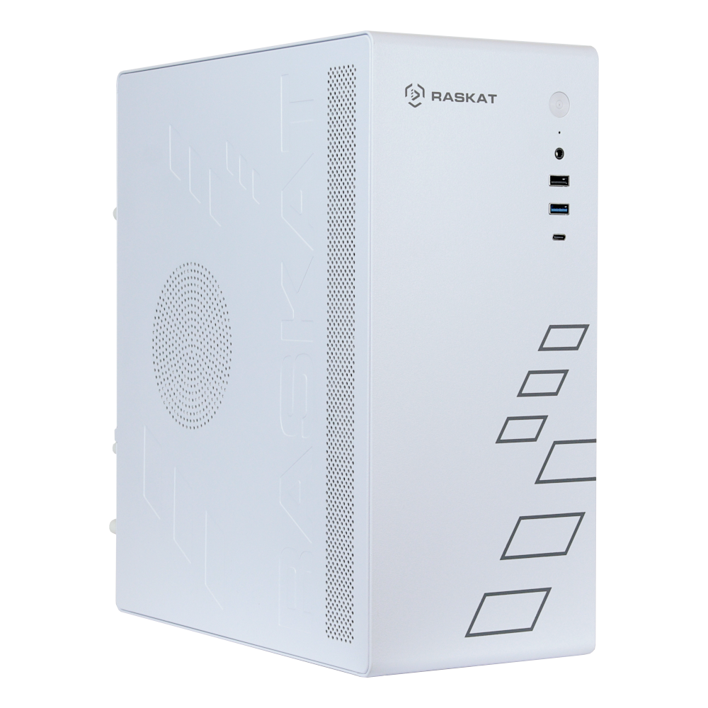 Компьютер Raskat Standart 300 (Intel Core i3 12100, RAM 8Gb, SSD 240Gb, no OS, kb+ms, white)