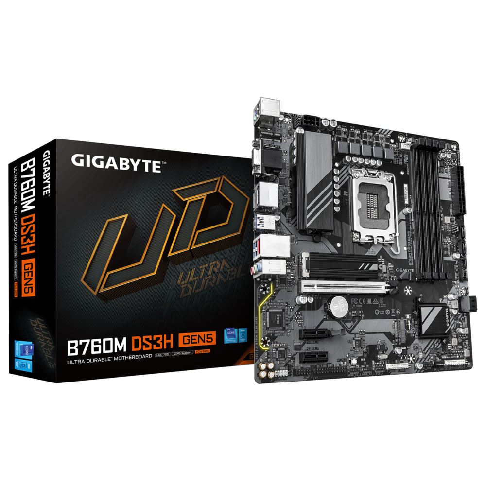 Материнская плата Gigabyte B760M DS3H GEN5, RTL