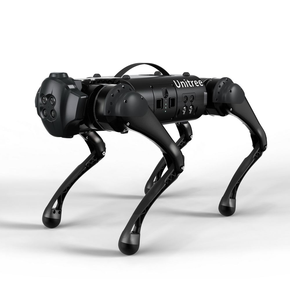 Робот Unitree Go1 Quadruped robot black Go1 Quadruped robot четырехопорный робот модели Go1 комплектации Edu (GO1-EDU BLACK)