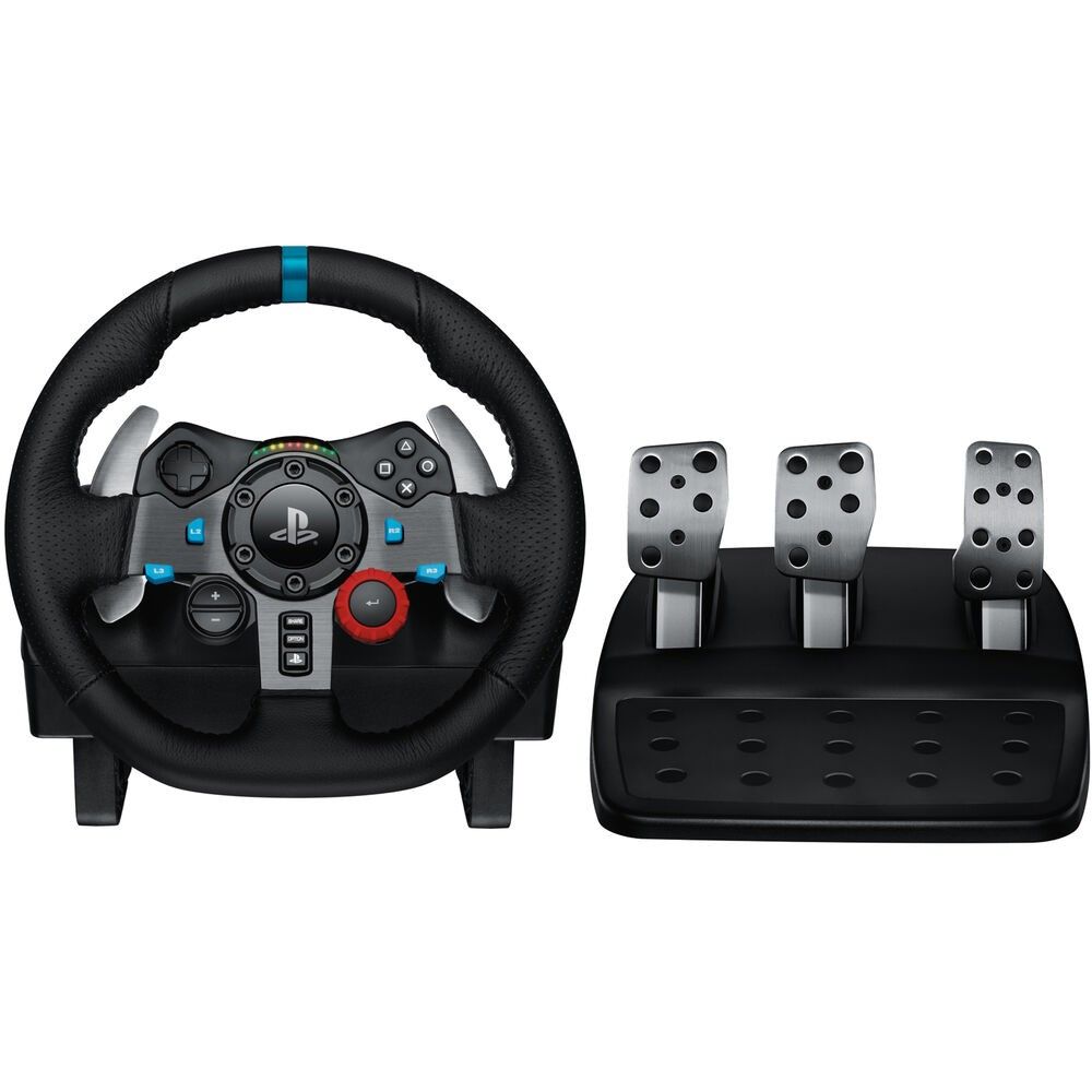941-000114  Руль Logitech G29 Driving Force Racing 14кноп. (с  педалями)  черный