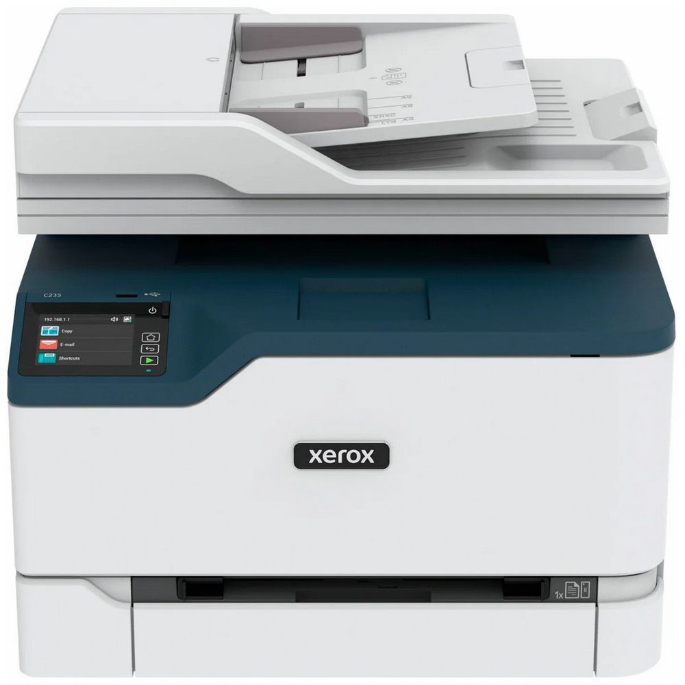 МФУ Xerox С235 (цветное лазерное A4, P/S/C/F, 22 ppm, 512 Mb, USB, Eth, Wi-Fi, 250 sheets main tray, Duplex) 