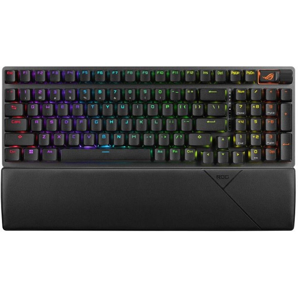 Клавиатура ASUS X901 STRIX SCOPE II 96 WL ROG NX Snow PBT 96% USB 2.4GHz BT