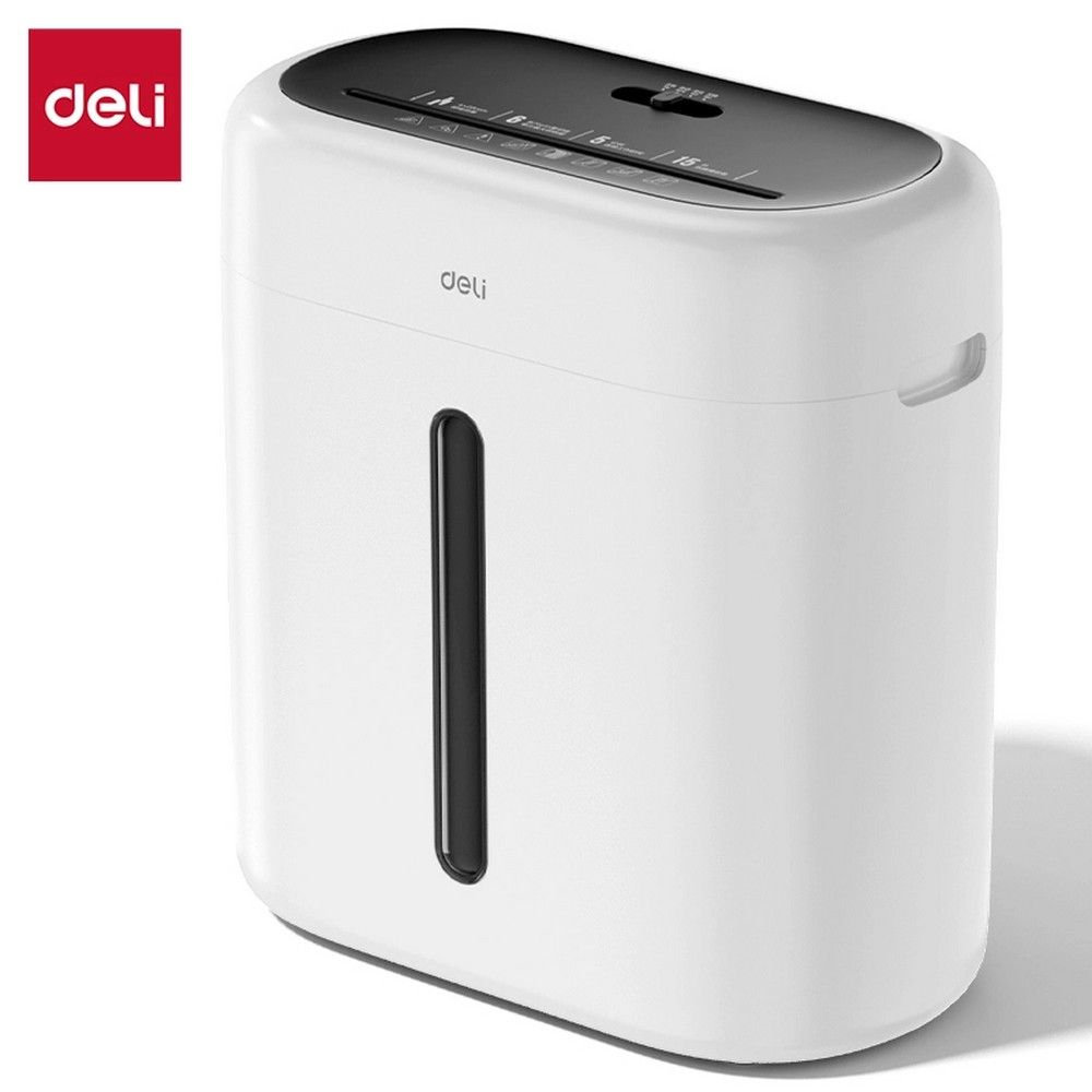 ET001 Deli Уничтожитель бумаги (Шредер) Deli Paper Shredder Shredding capacity: 6sheets;Shredding  time:  5min