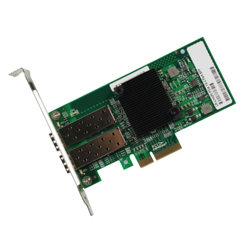 Сетевой адаптер ACD ACD-I350AM2-2x1G-SFP Ethernet Network Adapter, Intel i350, 2x SFP 1GbE, PCI-E v2 x4, VMDq. PCI-SIG SR-IOV