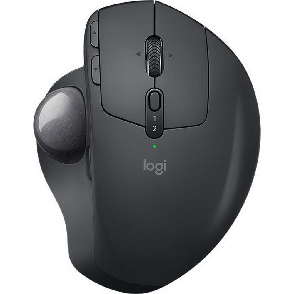 Трекбол беспроводной Logitech MX Ergo черный, 2048 dpi, радиоканал, Bluetooth, USB, кнопки - 8