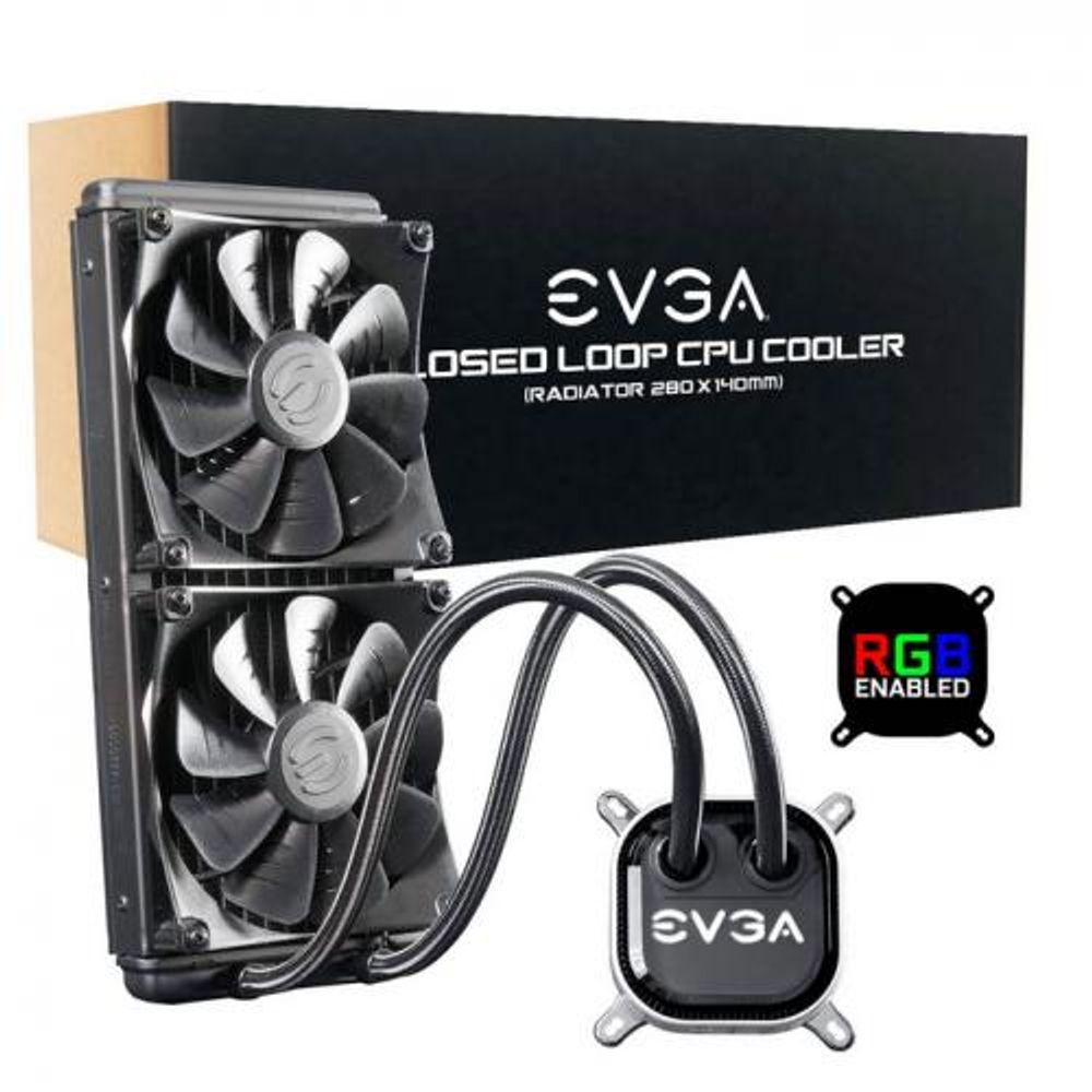 Жидкостная система охлаждения EVGA 400-HY-CL28-V1 |400-HY-CL28-V1| , RGB LED , RTL {4} (418036)