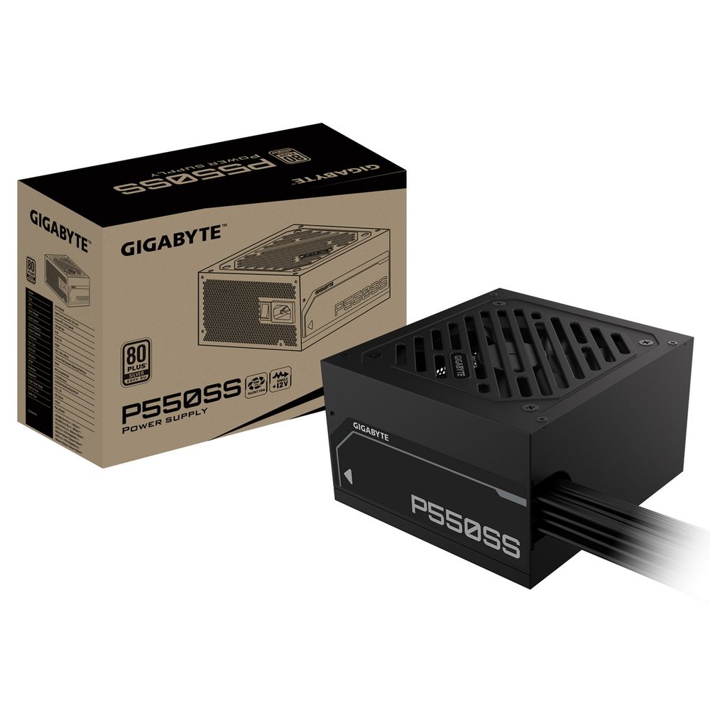 GP-P550SS Gigabyte Блок питания ПК Gigabyte P550SS 550W, 80+, SILVER, НЕ модульный, ATX 3.0