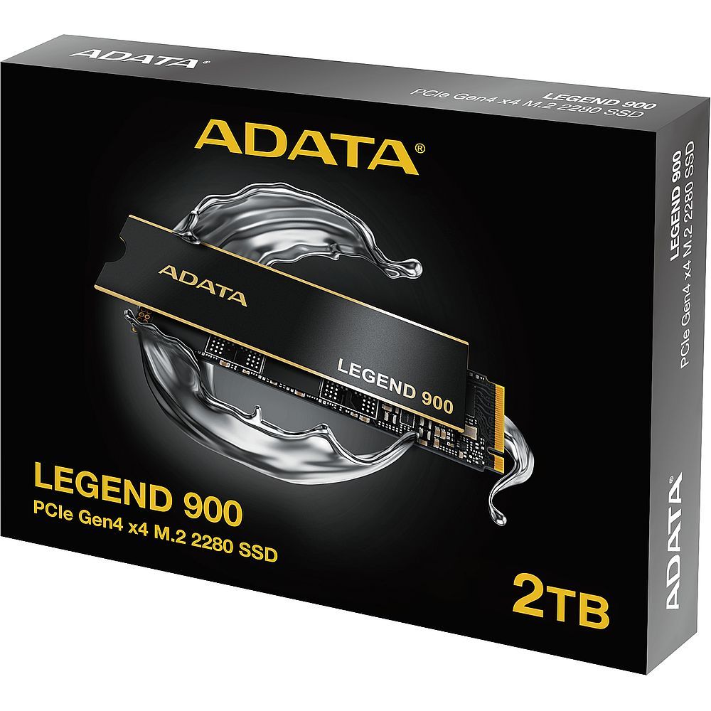 Твердотельный накопитель SSD ADATA LEGEND 900 2TB M.2 NVMe 1.4, PCIe 4.0 x4, 3D NAND, R/W 7000/5400MB/s