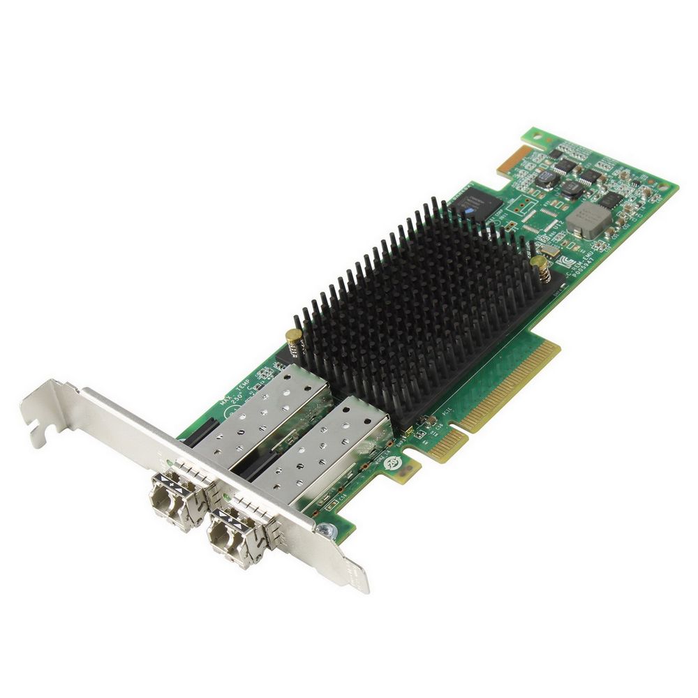 Сетевой адаптер Emulex LPe16002B-M6 Gen 5 (16GFC), 2-port, 16Gb/s, PCIe Gen3 x8, LC MMF 100m, трансиверы установлены, RTL
