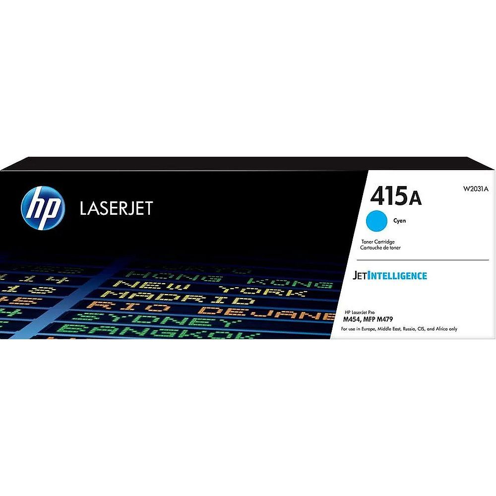 Картридж HP 415A W2031A лазерный голубой (2100стр.) для HP HP LJ M454/MFP M479 (046351)