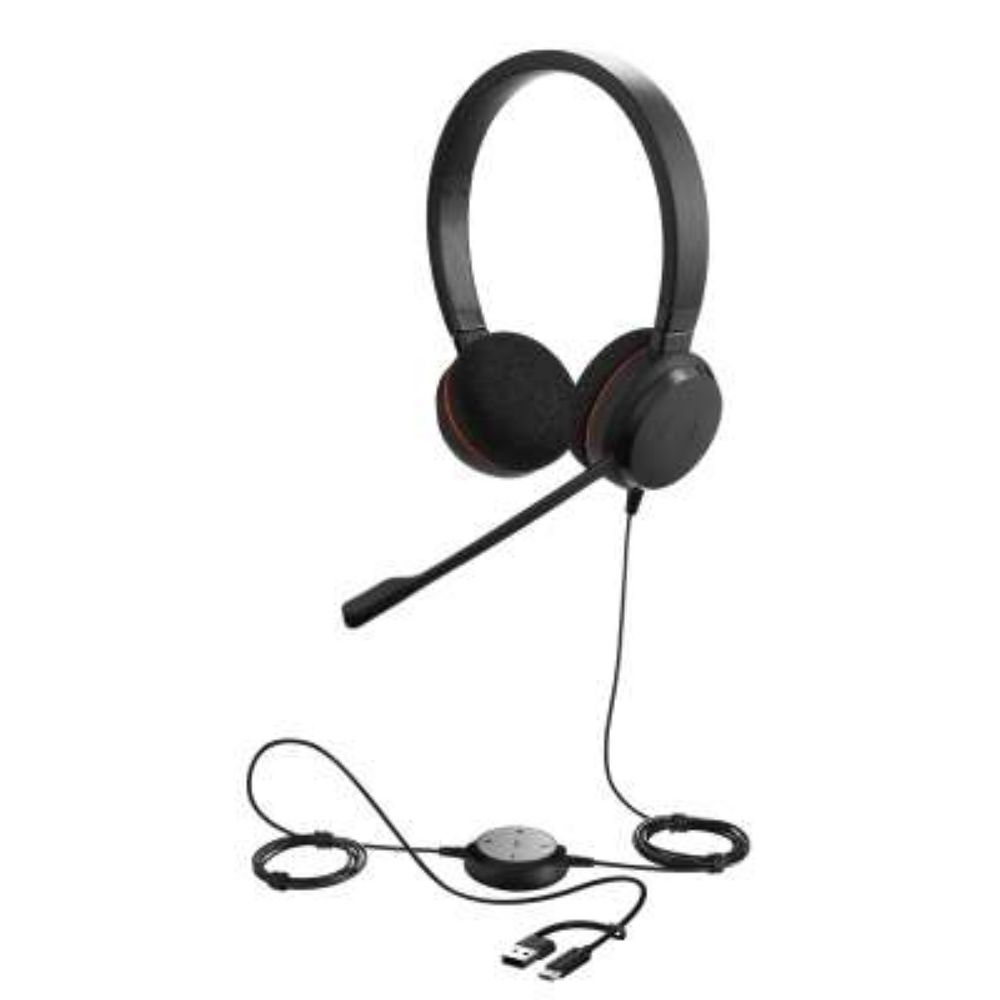 5399-823-369 Jabra Гарнитура Jabra Проводная Evolve 30 II, Stereo MS, USB C/A  adapter/Jack 3,5 (PN:5399-823-369)