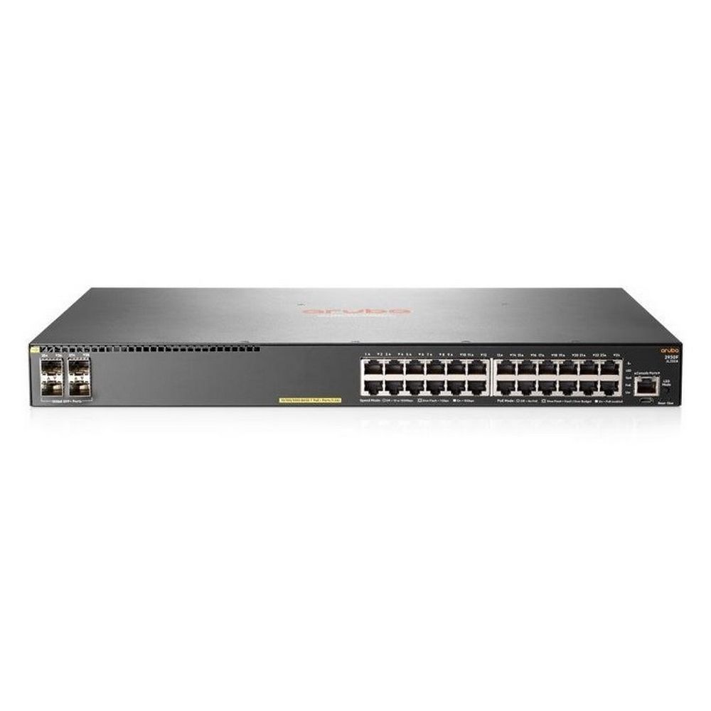 Коммутатор HPE Bad Pack JL255A Aruba 2930F Managed L3 Lite 24G PoE+ 370W 4SFP+ Switch