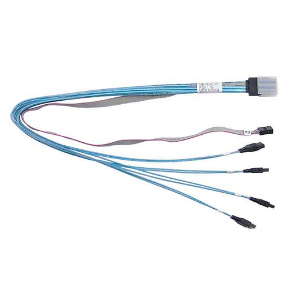 Кабель SuperMicro CBL-0097L-02, 79536-3220, 50CM IPASS TO 4 SATA, PB FREE