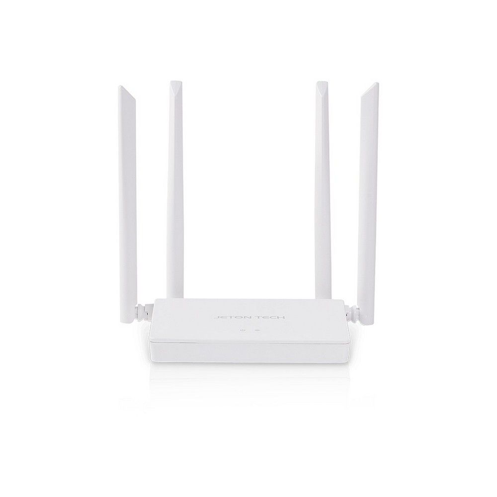 JETON TECH Двухдиапазонный гигабитный роутер Wi-Fi 5 Mesh Router Tech Jeton AC1200 Air, белый