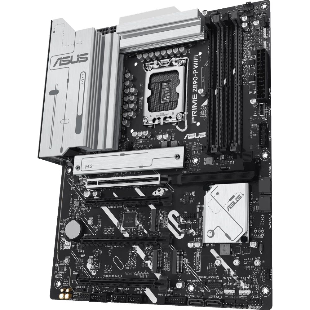 Материнская плата ASUS PRIME Z890-P WIFI LGA1851 ATX 4xDDR5 4xPCIEx16 4xM.2 Thunderbolt DP HDMI 2.5GLAN Wi-Fi 7