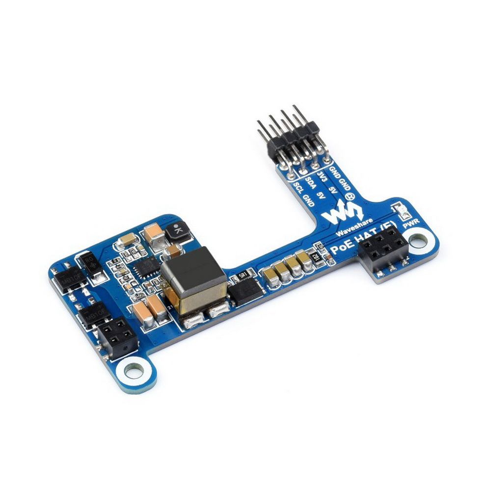 Плата интерфейсная ACD  Waveshare Power over Ethernet HAT (E) for Raspberry Pi 3B+/4B 802.3af-compliant