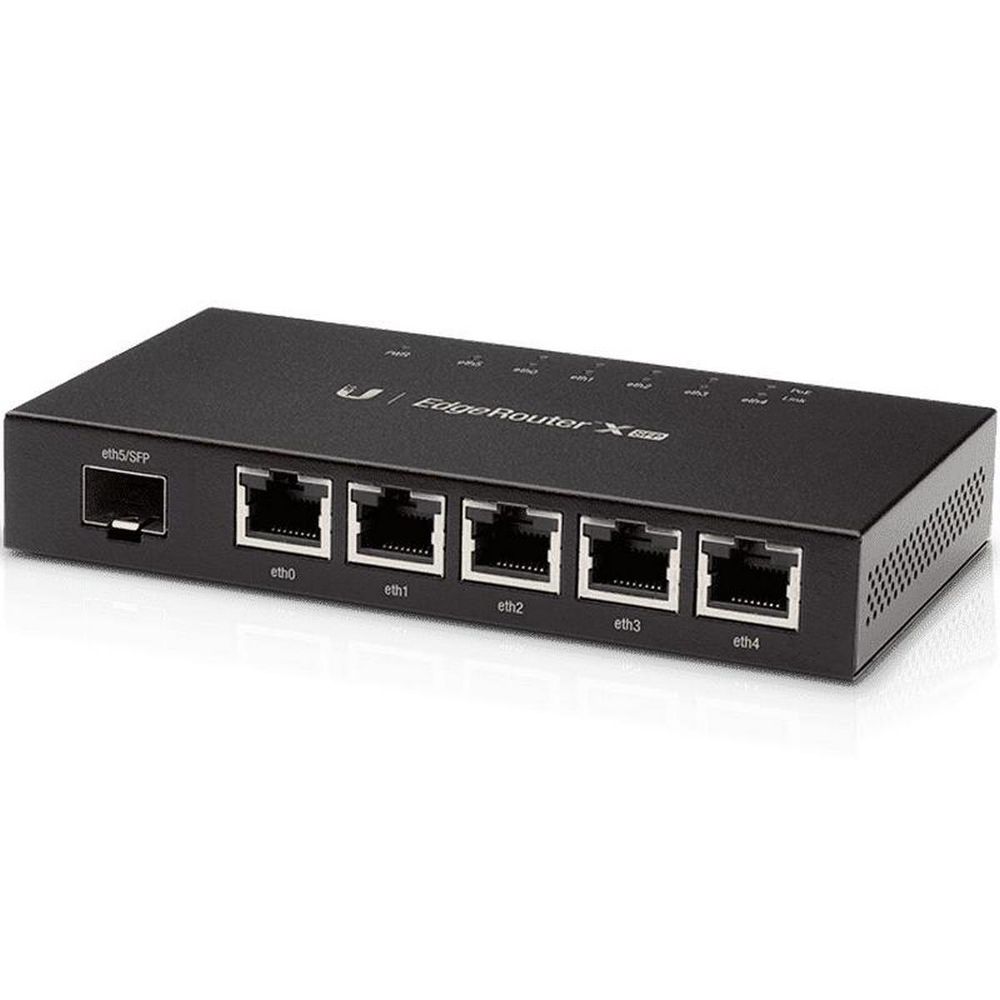 Маршрутизатор Ubiquiti Bad Pack EdgeRouter X SFP |ER-X-SFP| PoE-маршрутизатор 2 ядра (880 МГц), 5x 1G RJ45, 1x SFP, |ER-X-SFP| раздача PoE (022203)